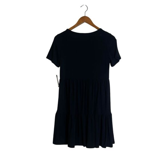 NWT! Tiana B. Black short sleeve tiered dress - Picture 7 of 8
